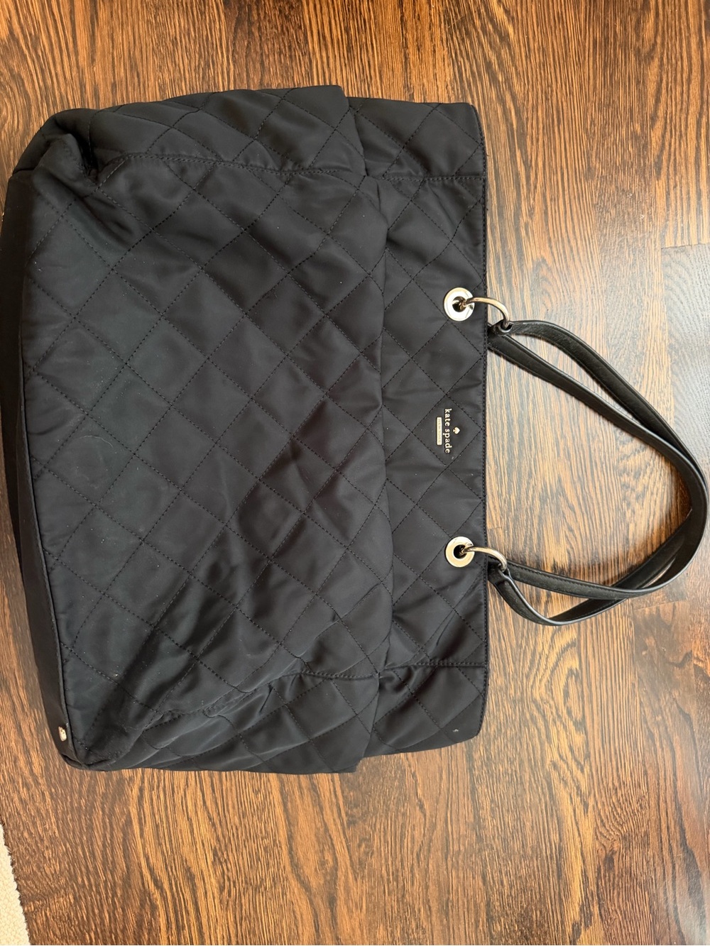 kate spade Quilted Black diaper Bag